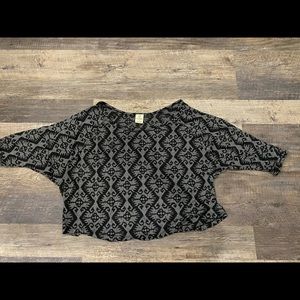 Black & Gray blouse!